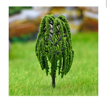 Artificial Miniature Weeping willow Tree 1pc 023-80GN