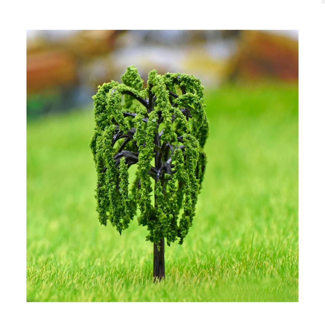 Artificial Miniature Weeping willow Tree 1pc 023-70GN