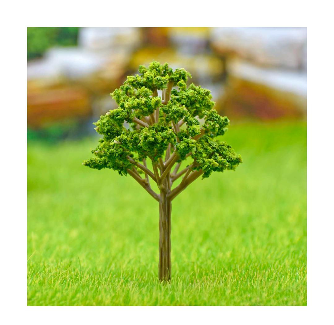 Artificial Miniature Green Tree 1pc 018-80GN