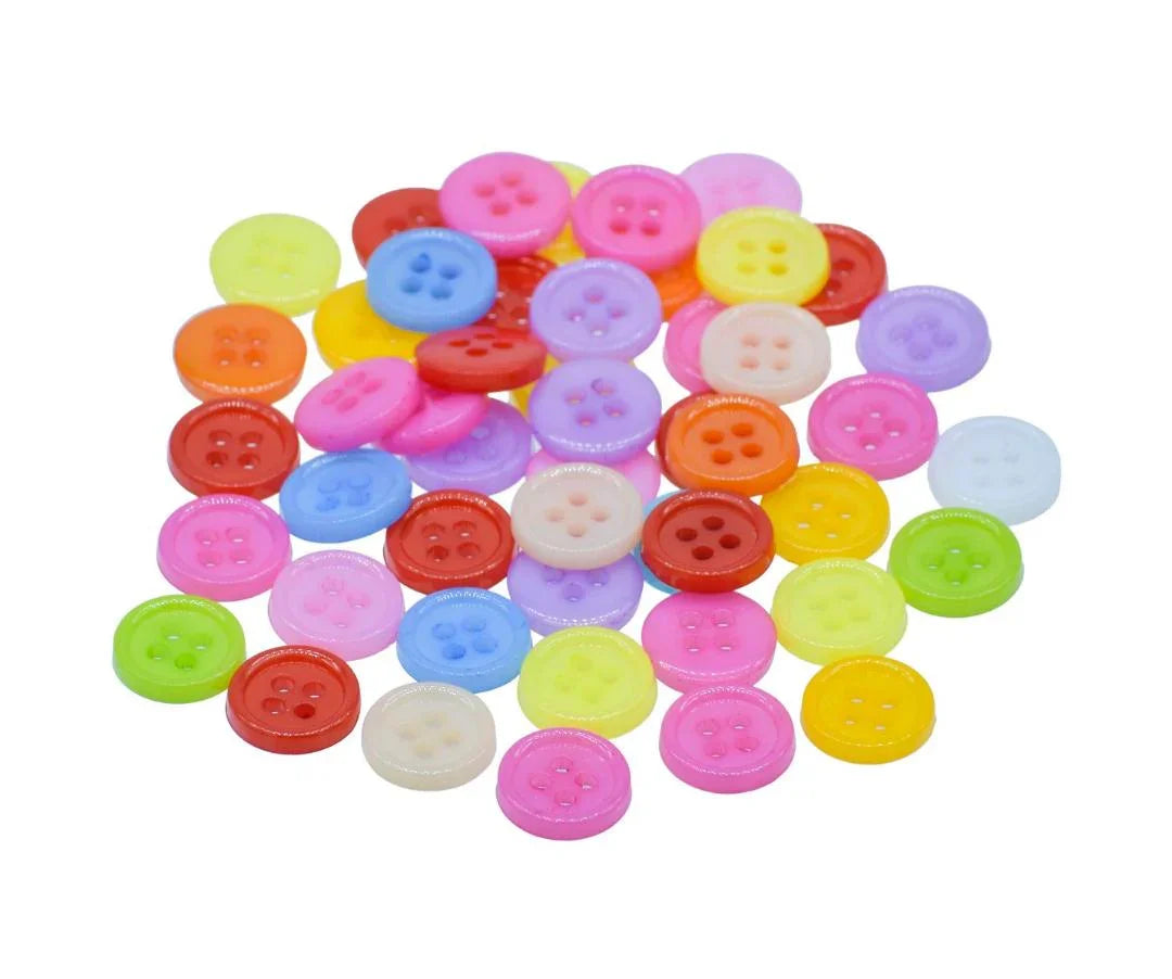 Jags Craft Decorative Button Round 18L 50Pc JCDBP27