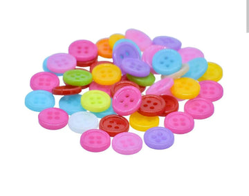 Jags Craft Decorative Button Round 20L 50Pc JCDBP26