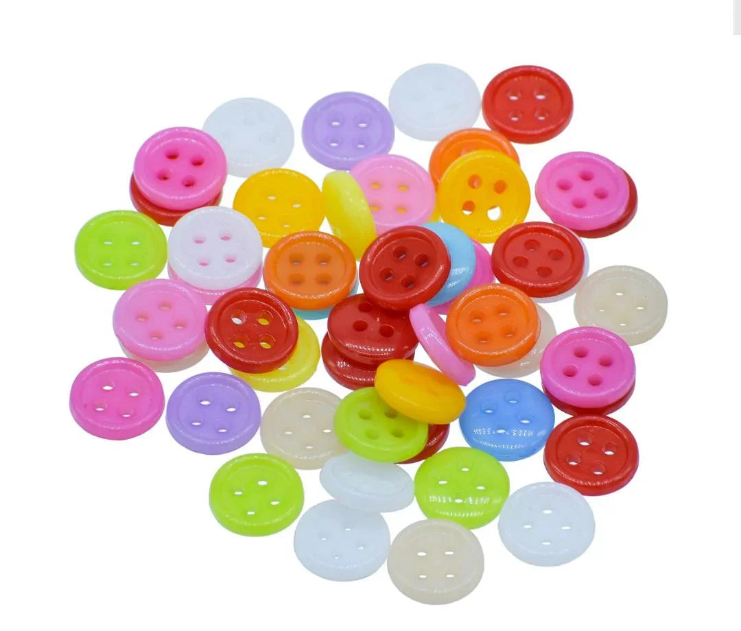 Jags Craft Decorative Button Round 16L 50Pc JCDBP12
