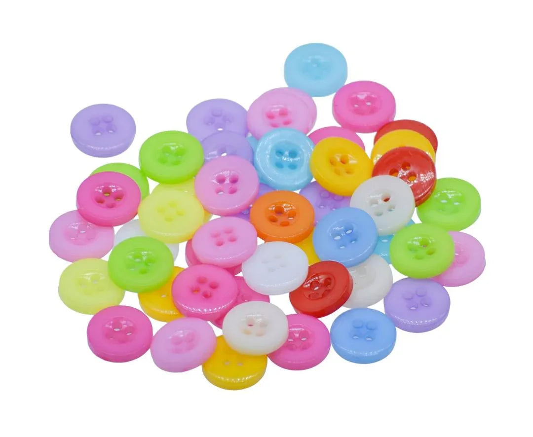 Jags Craft Decorative Button Round 20L 50Pc JCDBP08