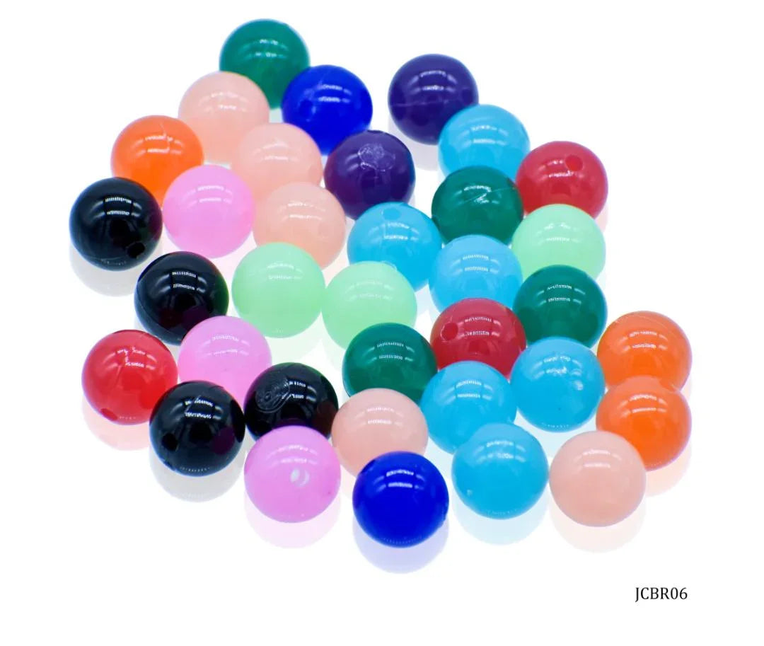 Jags Craft Beads Round Multi Colours 10MM 20Gsm JCBR06
