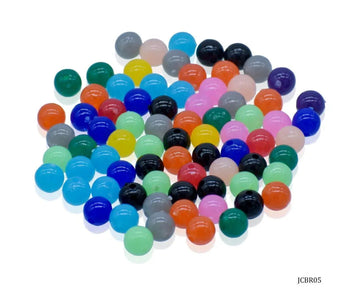 Jags Craft Beads Round Multi Colours 8MM 20Gsm JCBR05