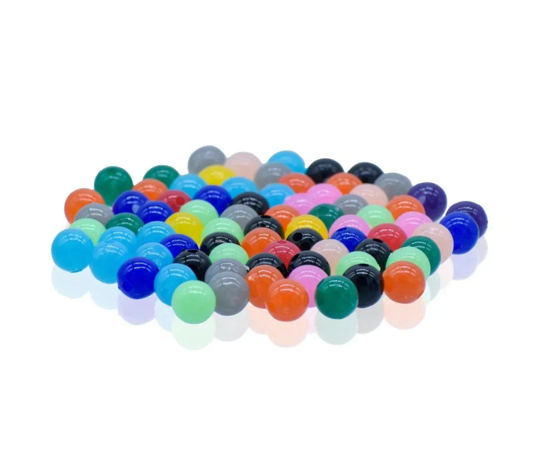 Jags Craft Beads Round Multi Colours 8MM 20Gsm JCBR05