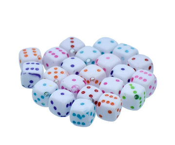 Jags Craft Beads Ludo Square 10gm 8X8MM JCB219
