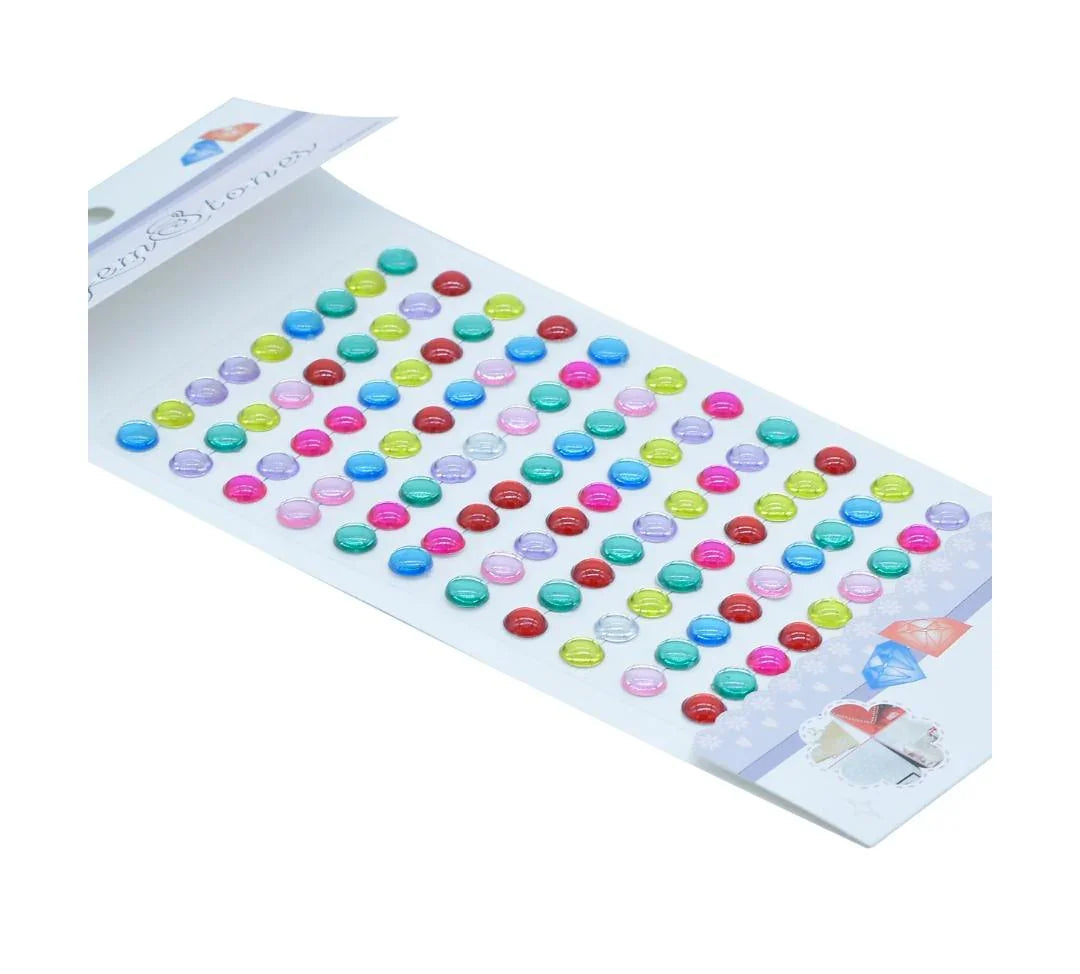 Jags Gem Stones Sticker Heart Multicolour KSQ-10
