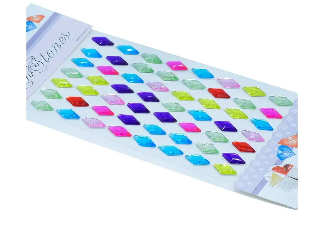 Jags Gem Stones Sticker Rhombus Multicolour CXM-015-F
