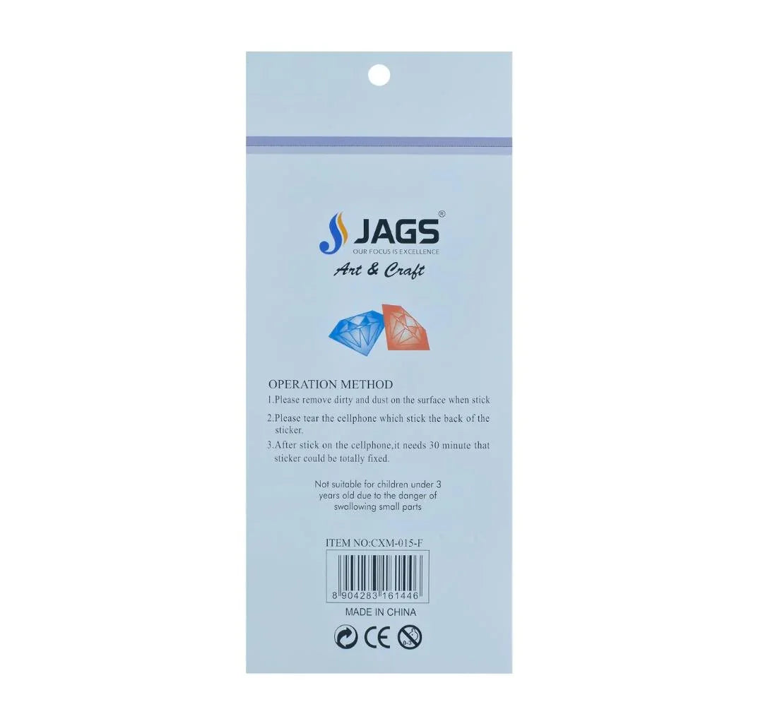 Jags Gem Stones Sticker Rhombus Multicolour CXM-015-F