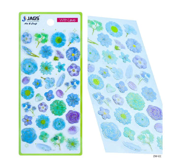 Jags Sticker With Love Flower ZW-CC
