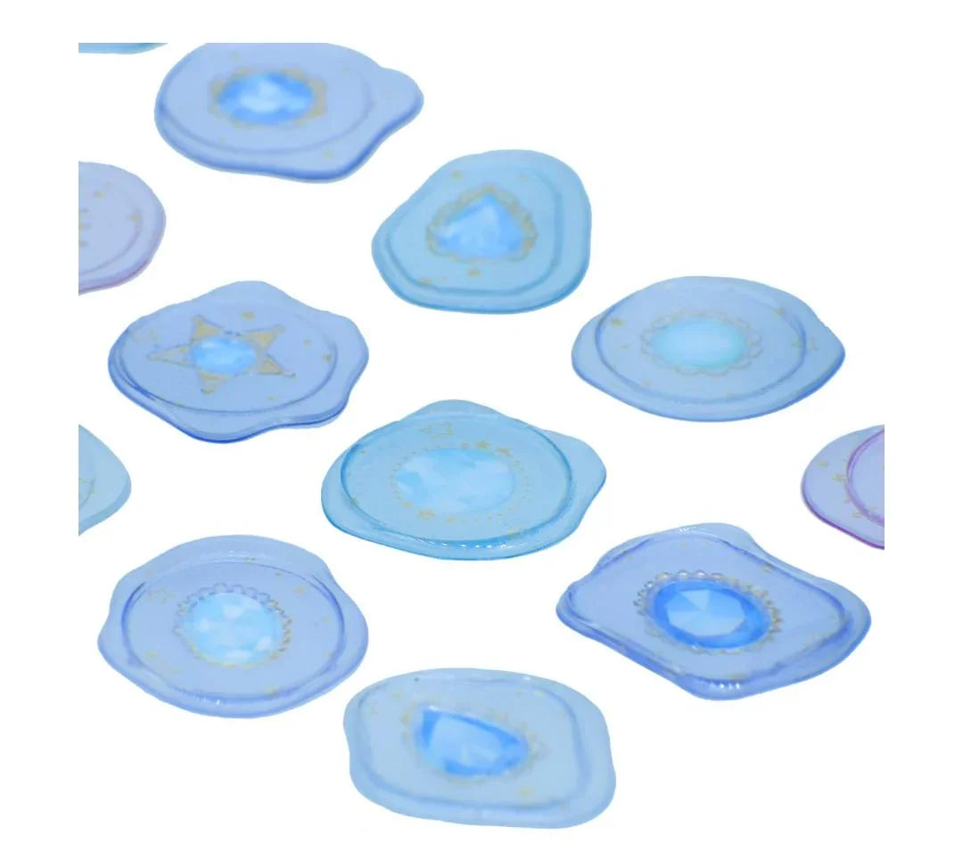 Sticker Transparent Seal Wax Stamp ZW-BY
