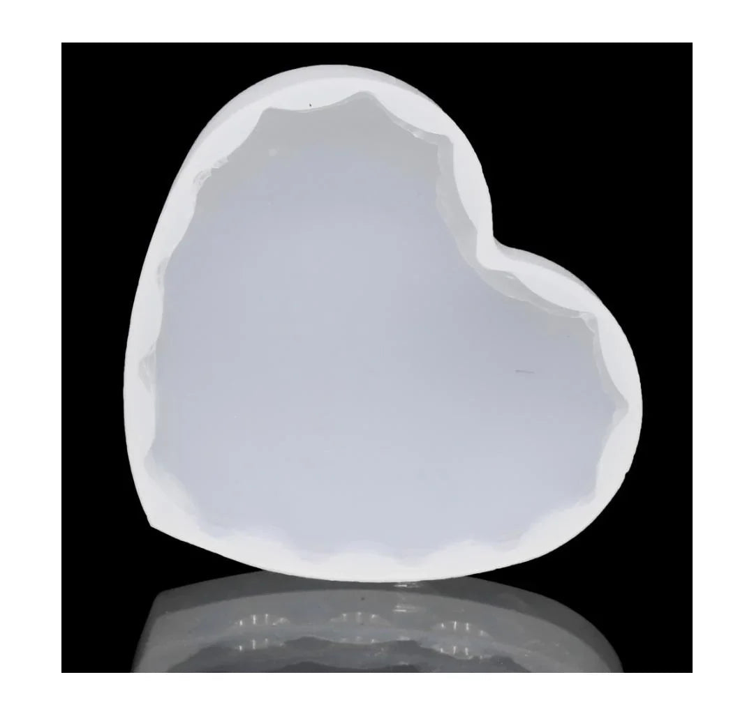 Silicone Mould Heart Design In Side Small SMH400