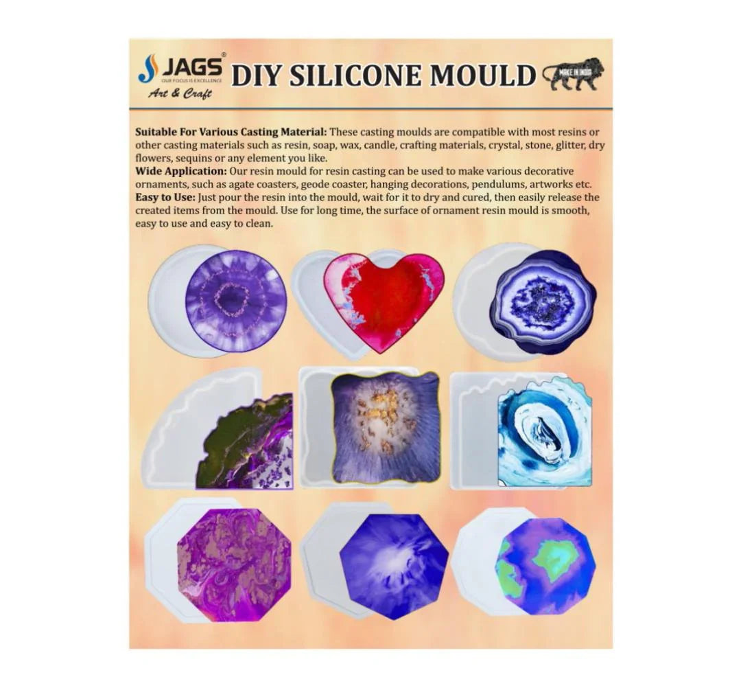 Silicone Mould Heart Design In Side Small SMH400