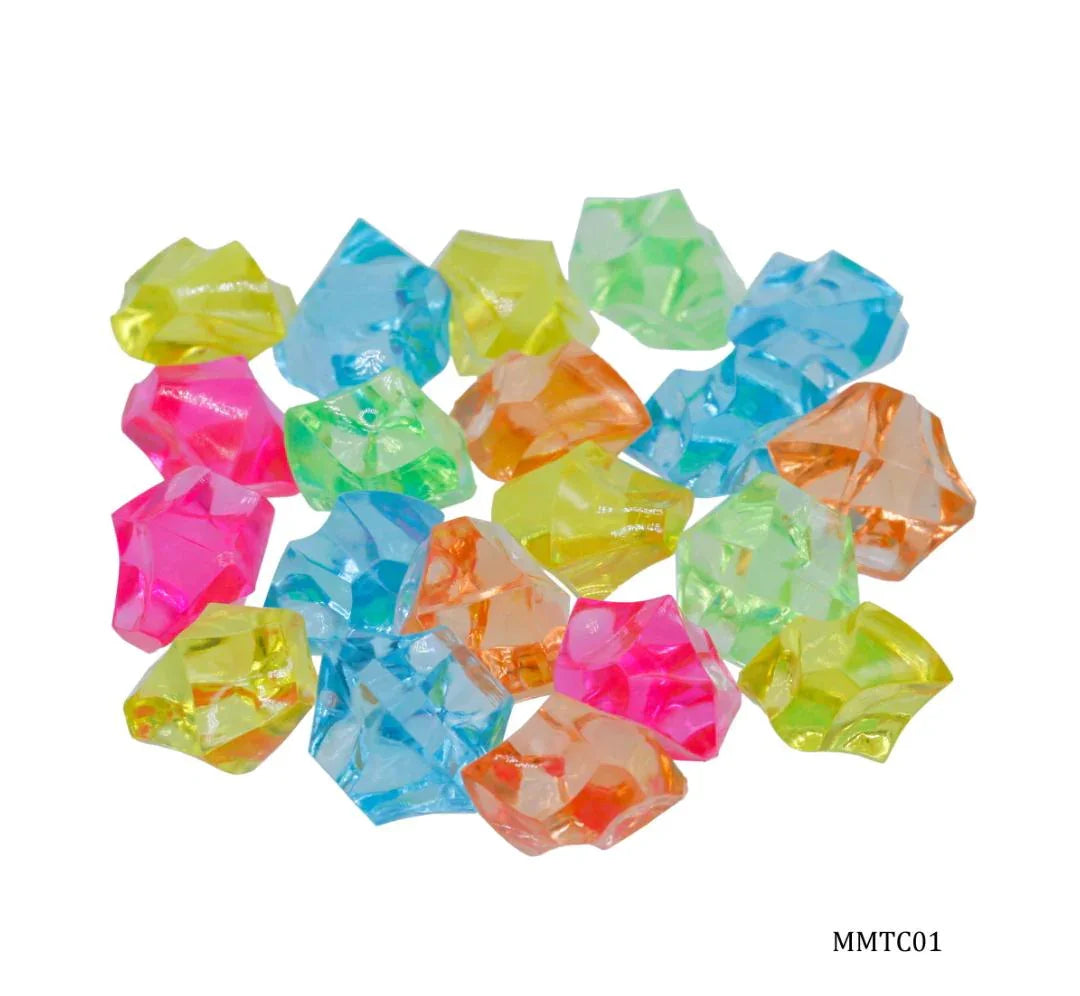 Miniature Transparent Colour Stone Small 20Pics MMTC01