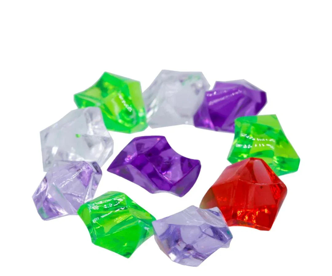 Miniature Transparent Colour Stone Medium 10Pic MMTC02