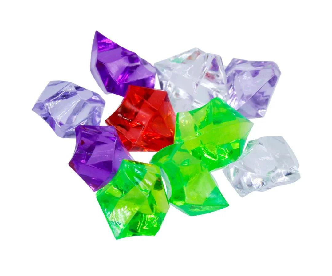 Miniature Transparent Colour Stone Medium 10Pic MMTC02