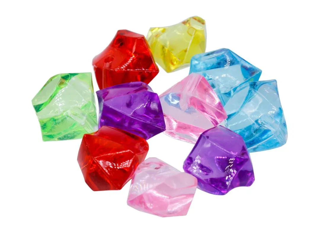 Miniature Transparent Colour Stone Big 10Pics MMTC03