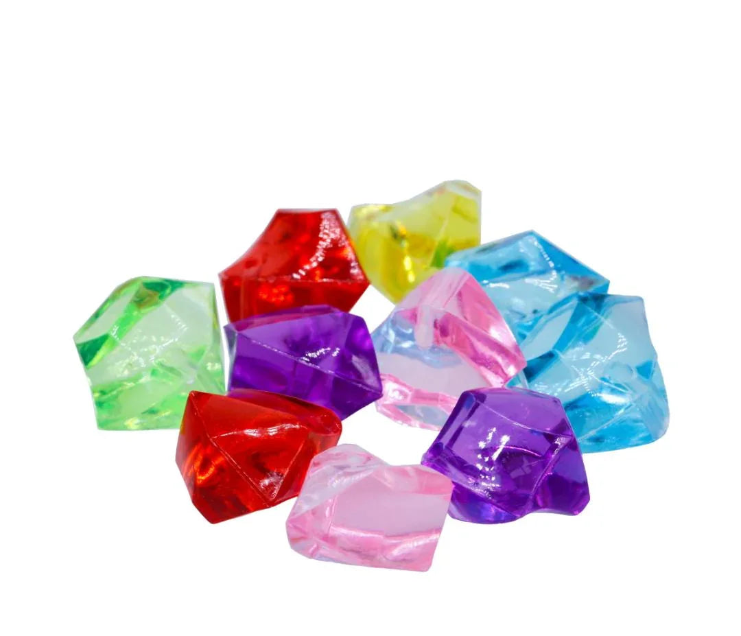 Miniature Transparent Colour Stone Big 10Pics MMTC03