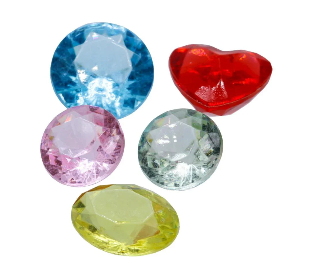 Miniature Transparent Colour Mix Diamond 5Pics MMTC08