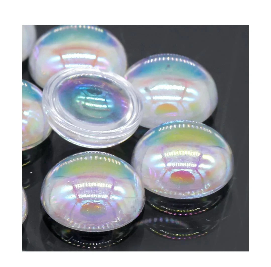 Miniature Transparent Colour H Round 10Pics MMTC19