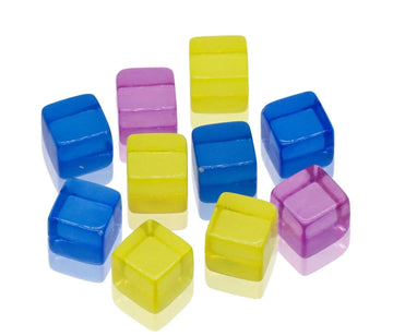 Miniature Transparent Colour Cube 10Pics MMTC17