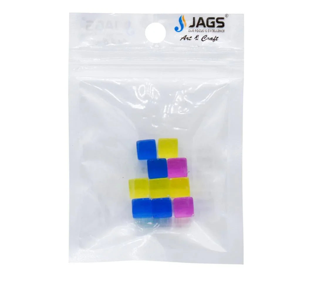 Miniature Transparent Colour Cube 10Pics MMTC17