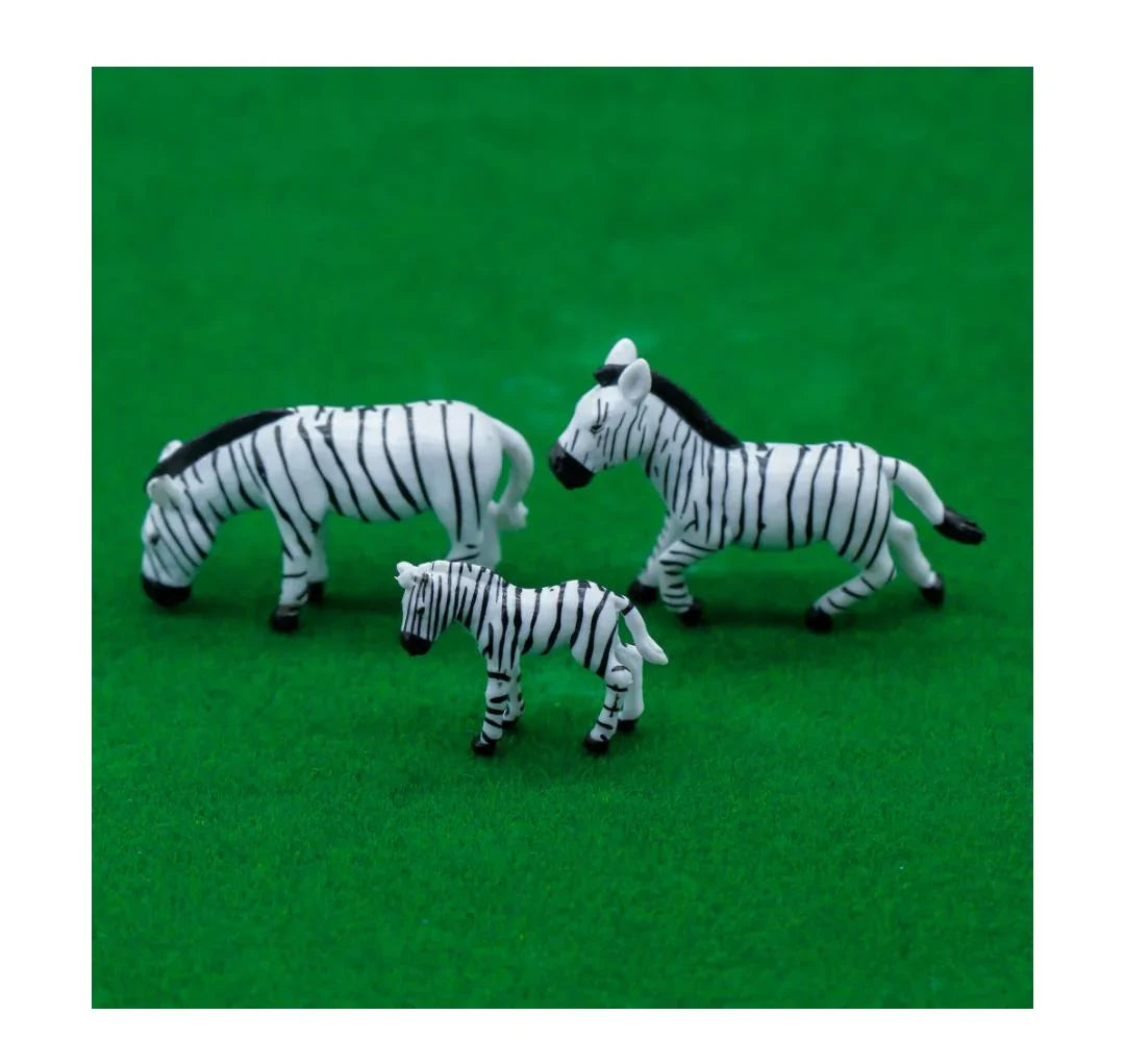 Miniature Model Zebra 6Pcs Set C0666-7
