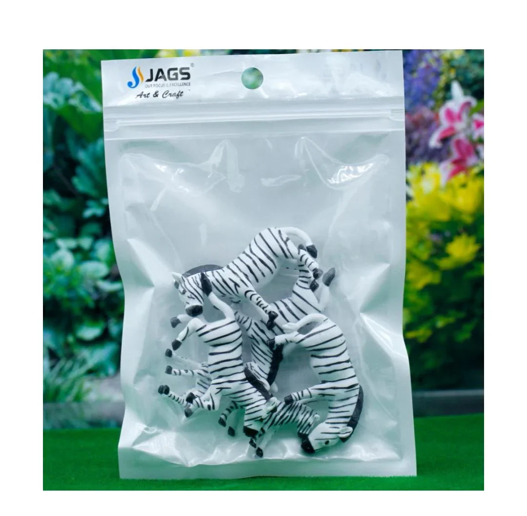 Miniature Model Zebra 6Pcs Set C0666-7