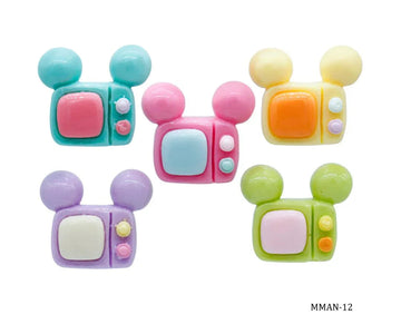 Miniature Model Television 5Pcs Mix Colour MMAN-12