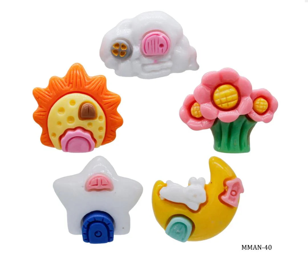 Miniature Model Sky Planet 5Pcs Mix Colour MMAN-40