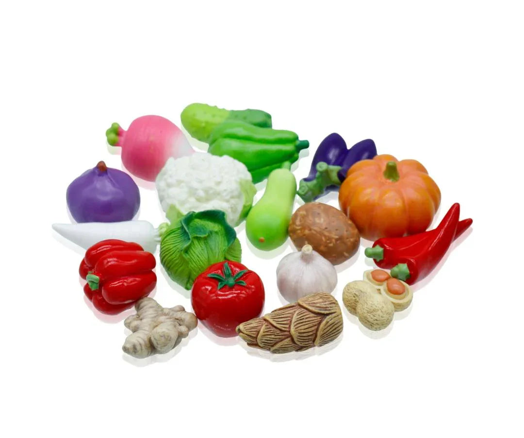 Miniature Model Vegetable 18Pcs Mix C1306-5 To 22 C1306-5-B