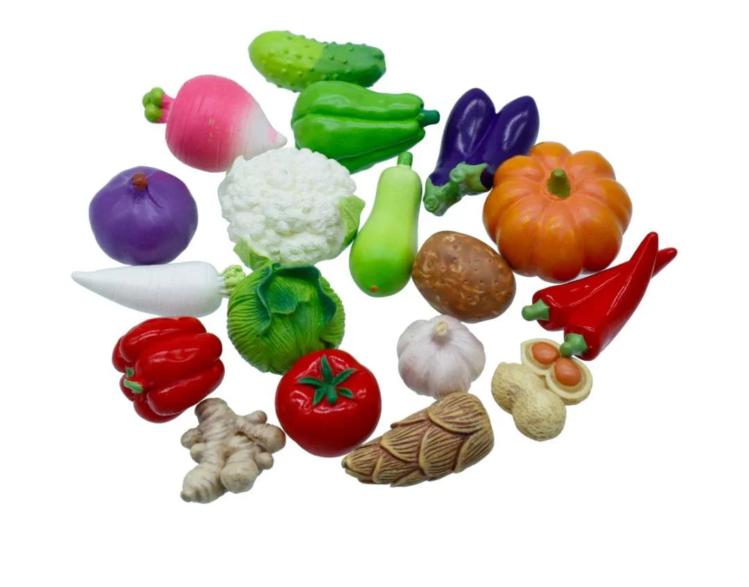 Miniature Model Vegetable 18Pcs Mix C1306-5 To 22 C1306-5-B