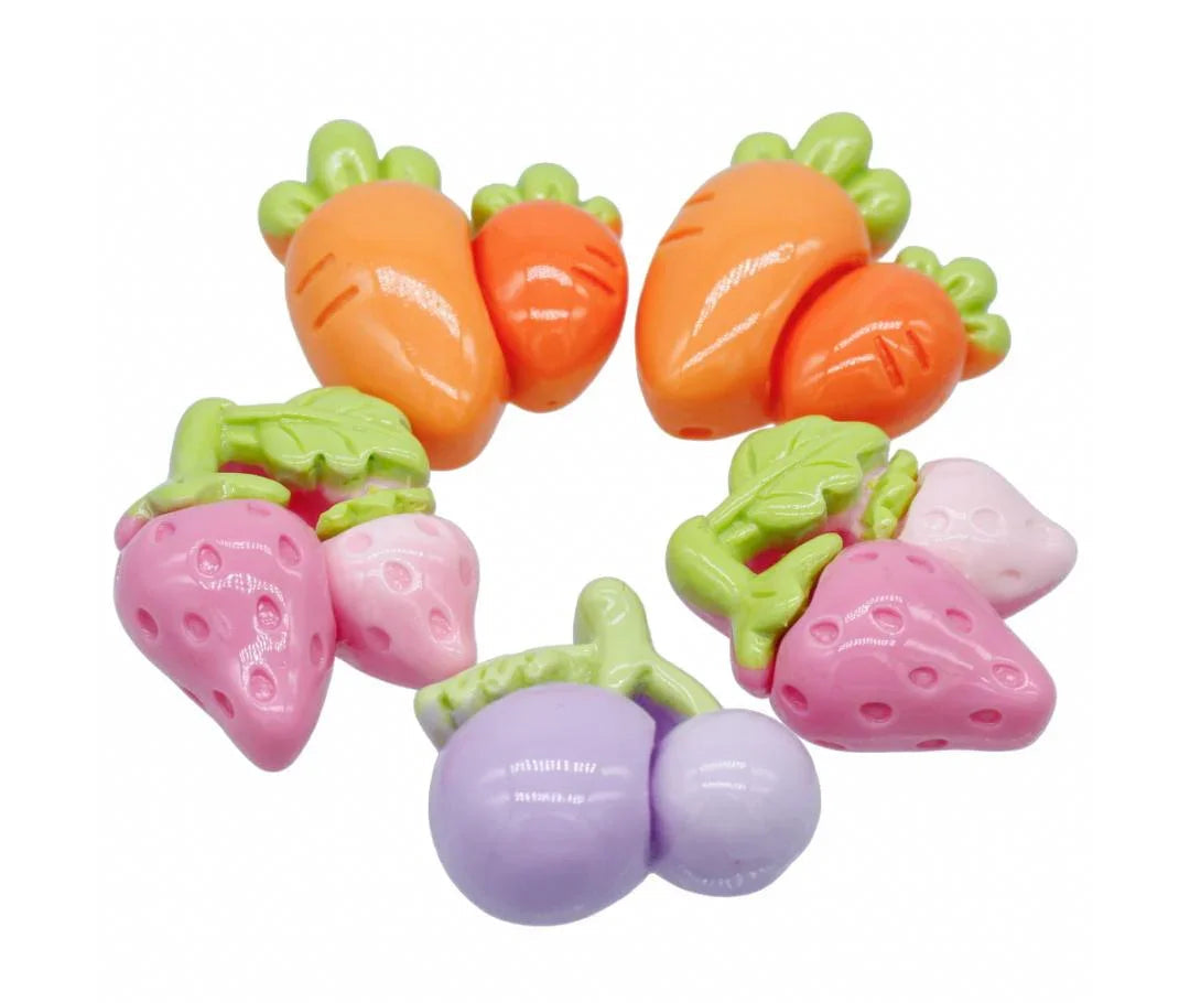 Miniature Model Vegetable 2IN1 5Pcs Mix Colour MMAN-35