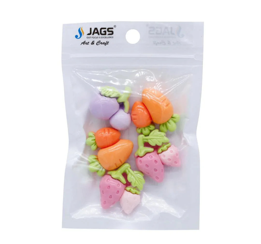 Miniature Model Vegetable 2IN1 5Pcs Mix Colour MMAN-35