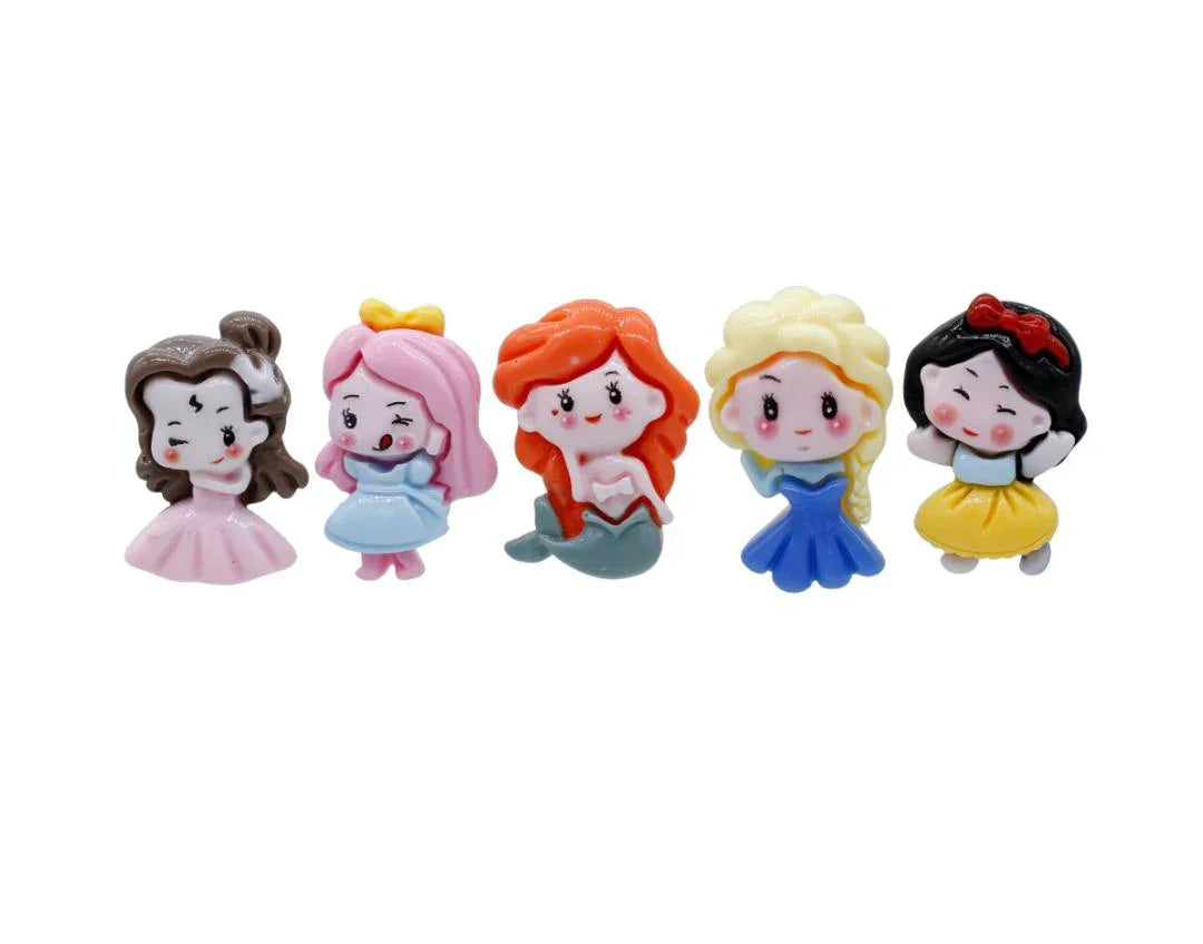 Miniature Model Mermaid Girl 5Pcs Mix Colour MMAN-33