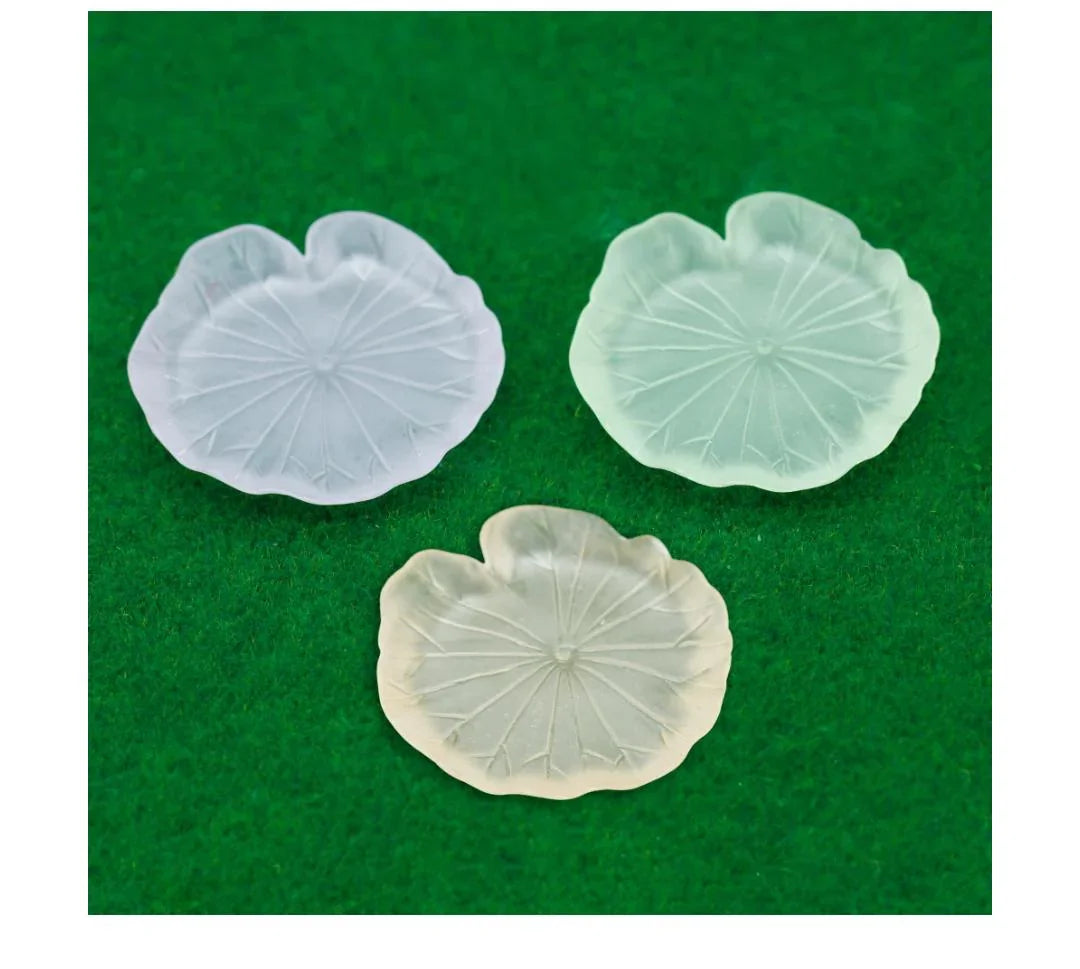 Miniature Model Luminous Lotus Leaf 3Pcs Set C0387-6
