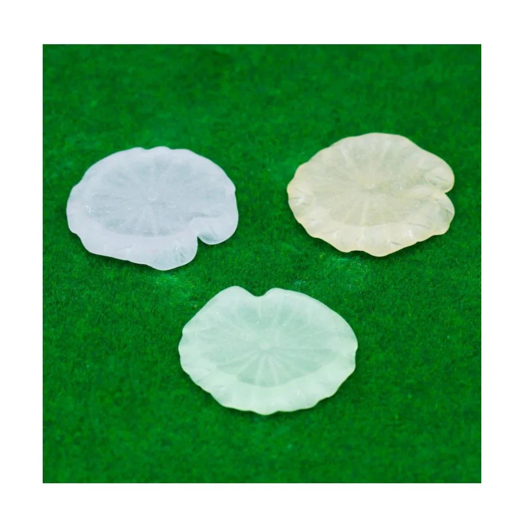Miniature Model Luminous Lotus Leaf 3Pcs Set C0387-6