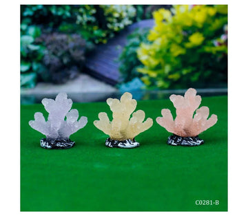 Miniature Model Luminous Coral Ornaments 3Pcs Set C0281-B