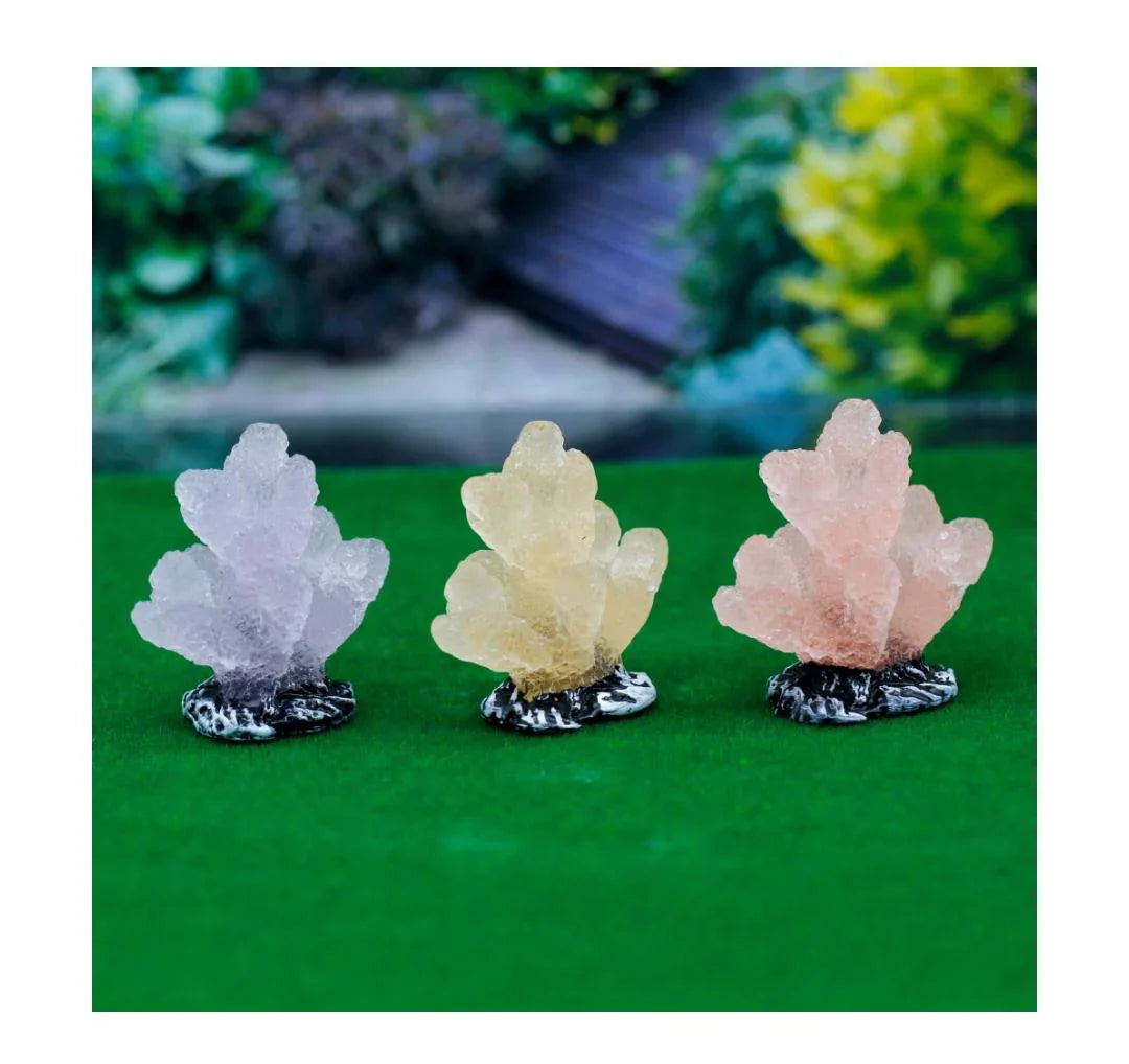 Miniature Model Luminous Coral Ornaments 3Pcs Set C0281-B
