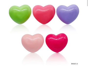 Miniature Model Heart 5Pcs Mix Colour MMAN-14