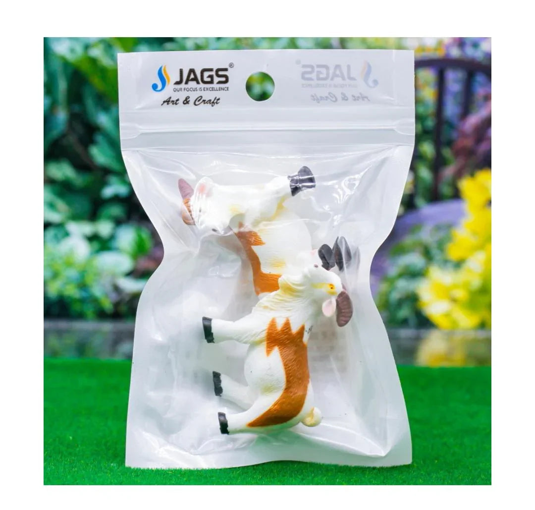 Miniature Model Goat White 2Pcs Set C1312-5/6 C1312-5-6