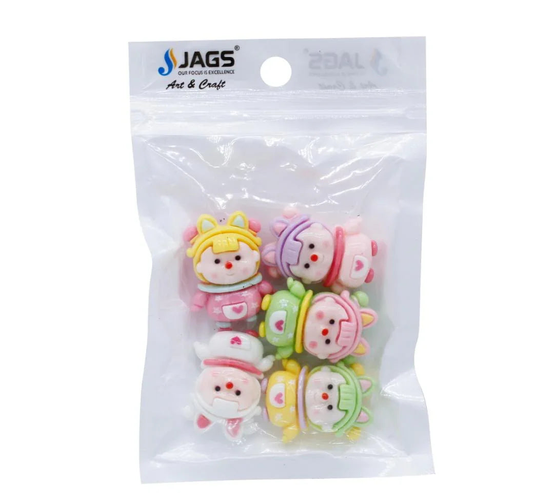 Miniature Model Girls 5Pcs Mix Colour MMAN-31