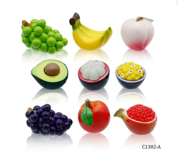 Miniature Model Fruit 9Pcs Mix C1382-1 To 9 C1382-A