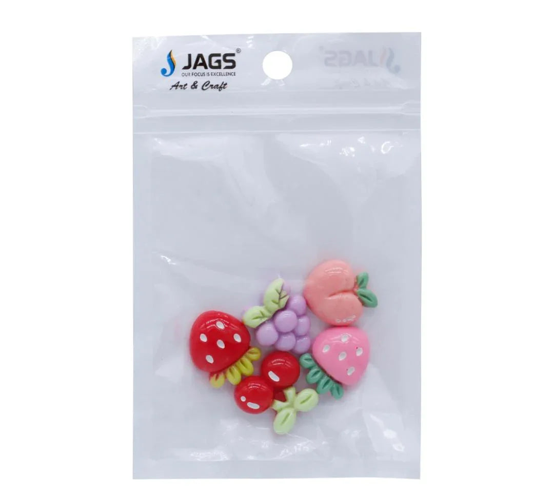 Miniature Model Fruit (3) 5Pcs Mix Colour MMAN-25