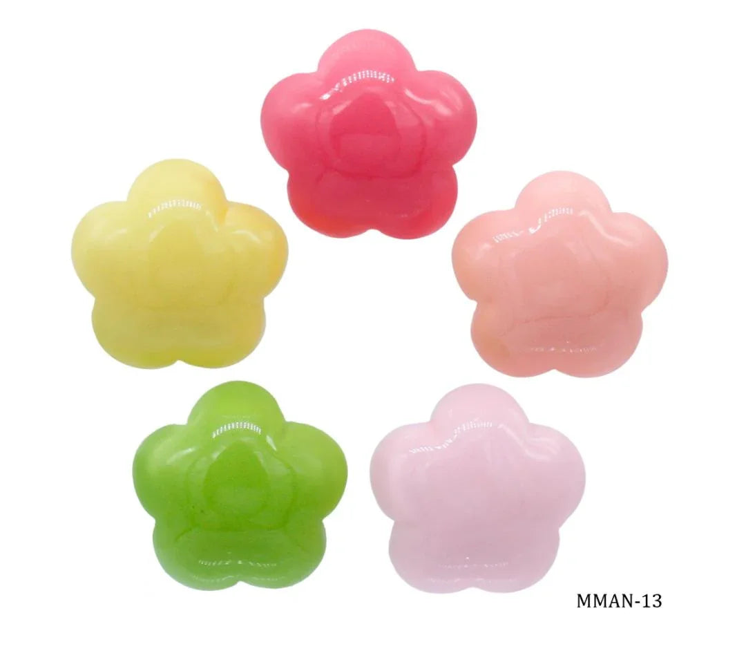 Miniature Model Flower 5Pcs Mix Colour MMAN-13