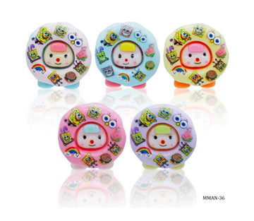 Miniature Model Donut 5Pcs Mix Colour MMAN-36