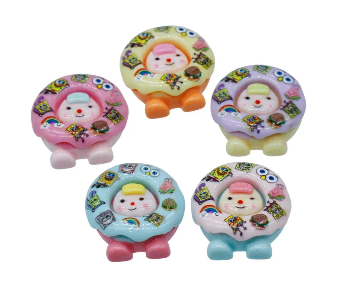 Miniature Model Donut 5Pcs Mix Colour MMAN-36