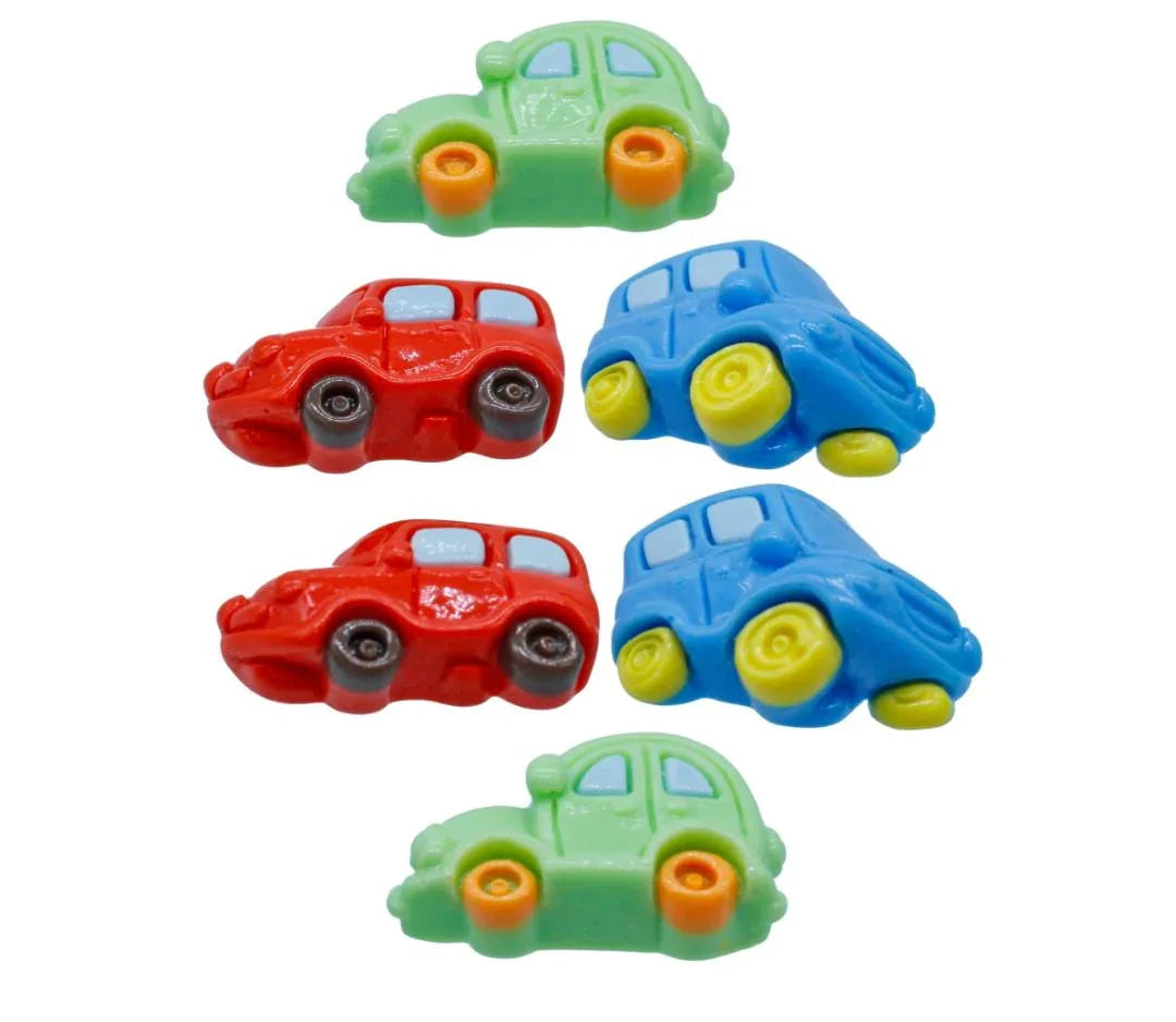 Miniature Model Cartoon Car 6Pcs Mix Colour MMAN-02
