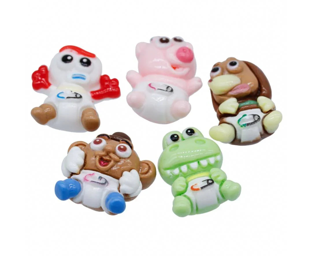 Miniature Model Cartoon Animal 5Pcs Mix Colour MMAN-32